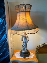 Pair Of French Provincial Style His & Her Table Lamp