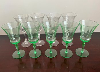 Collection Of Wine Glasses And Goblets