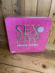 New In Plastic- Sex And The City Trivia Game Tin