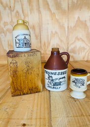 1970s Laurel And Hardy Music Bank And Mini Jug Lot