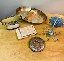 Vintage Makeup,  Mirrors And Jewelry Holder Lot