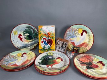 Rooster Theme Dinnerware