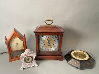 Howard Miller Clock With Key & More