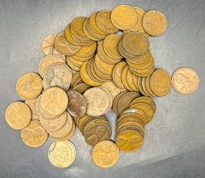 100 Wheat Pennies