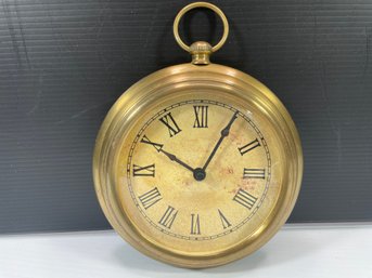 Brass Battery Operated Clock . Made In India