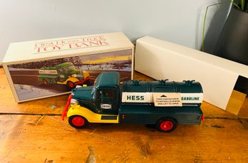 Very First HESS Truck Bank NIB- Made In Hong Kong