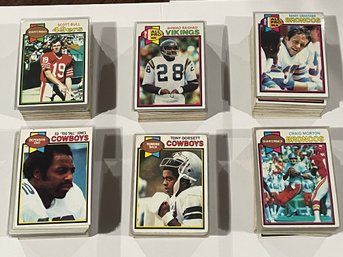 1979 Topps Football Card Lot. Over 400 Cards Total.        Very Clean Cards.     All Cards In Pictures