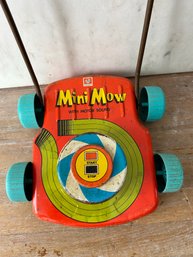 1960s Tin Mini Mow Toy Lawn Mower