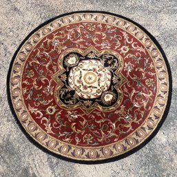 Attractive Round Wool Area Rug By Safavieh