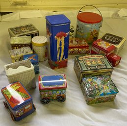 Collection Of Contemporary Tins