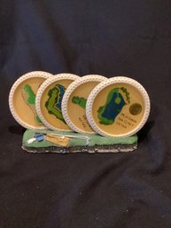 4 Golf Coasters