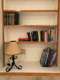 Book Lot Plus Small Metal Lamp