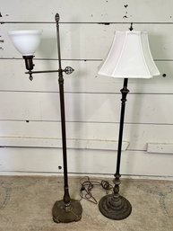 Two Beautiful Floor Lamps