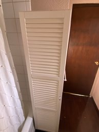 Tall Single Door Shutter Cabinet