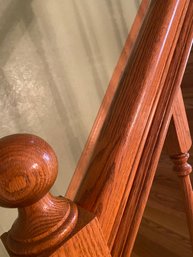 Beautiful Wood Railings (2) With Posts & Spindels- LIKE NEW