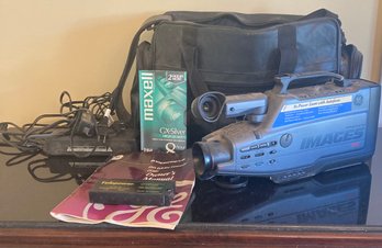 Camcorder With VHS Tapes