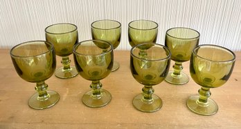 Set Of Vintage Goblet Glasses