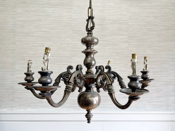 Antique 6 Arm Chandelier