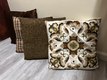 Group Of Four Throw Pillows