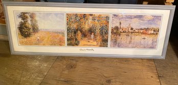 37x13 Claude Monet Print