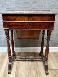 English Victorian Lady's Work Table