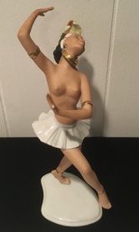 Vintage Wallendorf 1764 Stunning Porcelain Naked Ballerina Figurine.