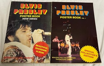Pair Of Elvis Presley Poster Books