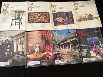 Early American Life Magazine 8 Issues Lots Of How-tos Late 70s Early 80s