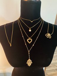 Vintage Gold   Necklace Lot