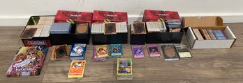 Lot Of Yu-gi-oh!, Pokemon And Magic The Gathering Trading Cards