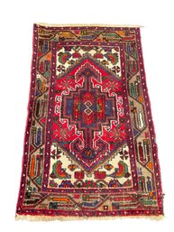 A Beautiful Handmade Persian Rug, 45x29 Inches
