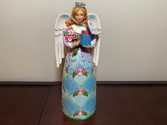 Jim Shore 2012 Birthday Wishes Angel Figurine