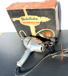 Black And Decker Electric Utility Drill