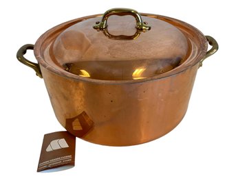 Vintage UNUSED French Copper Dutch Oven By Gamma Grande Cuisine