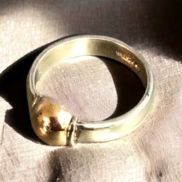 14k And Silver CAPE COD Ring