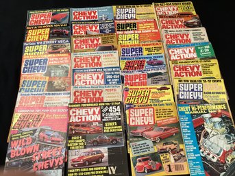 Vintage Chevy Magazines Super Chevy And Chevy Action 70s 80s