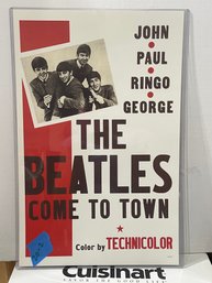 Art: The Beatles Come To Town Poster, Laminated