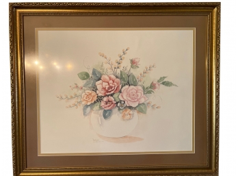 Framed 'rose Bowl ' Print