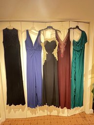 Five Ladies Long Dresses Size 12