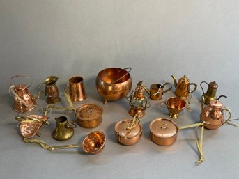 Vintage Copper & Brass Miniatures