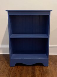 2- Shelf Blue Bookcase