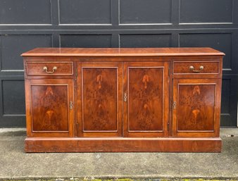 English Yew Wood 4- Door, 2- Drawer Credenza ( Purchase Price $6,875 )