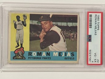 1960 Topps Roman Mejias Card #2     PSA 4