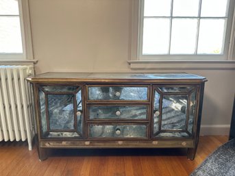 A Hollywood Regency Style Mirrored Dresser