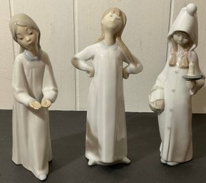Trio Of Lladro Children Figurines