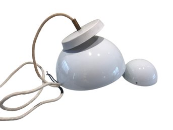 White Flowerpot Design Verner Panthon Hanging Light By Louis Poulsen & Co