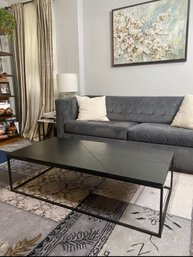 WEST ELM Etched Granite Coffee Table  ***Like New**