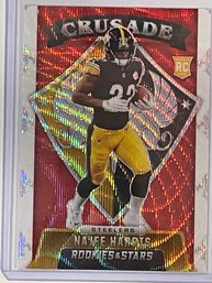 2021 Panini Rookies And Stars Najee Harris Crusade Red Wave Rookie Prizm Card #CR-28