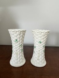 Colleen Pattern, Bud Vases, Belleek