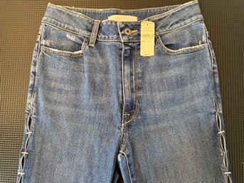 Jonathan Simkhai Decorative Jeans, Size 28, NWT, Retail $395